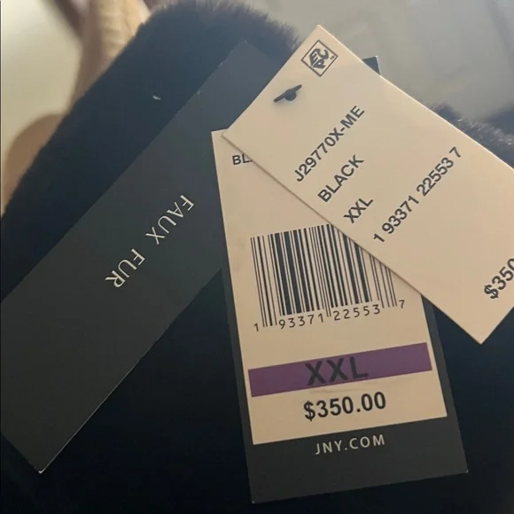 Jones New York Women's Elegant Black Teddy Jacket - Picture 5 of 5